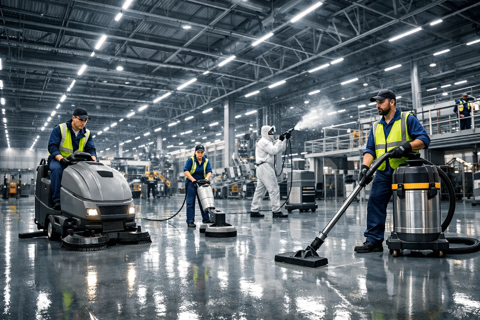 Industriereinigung – professionelle Reinigung von Staffclean in Schleswig-Holstein und Hamburg