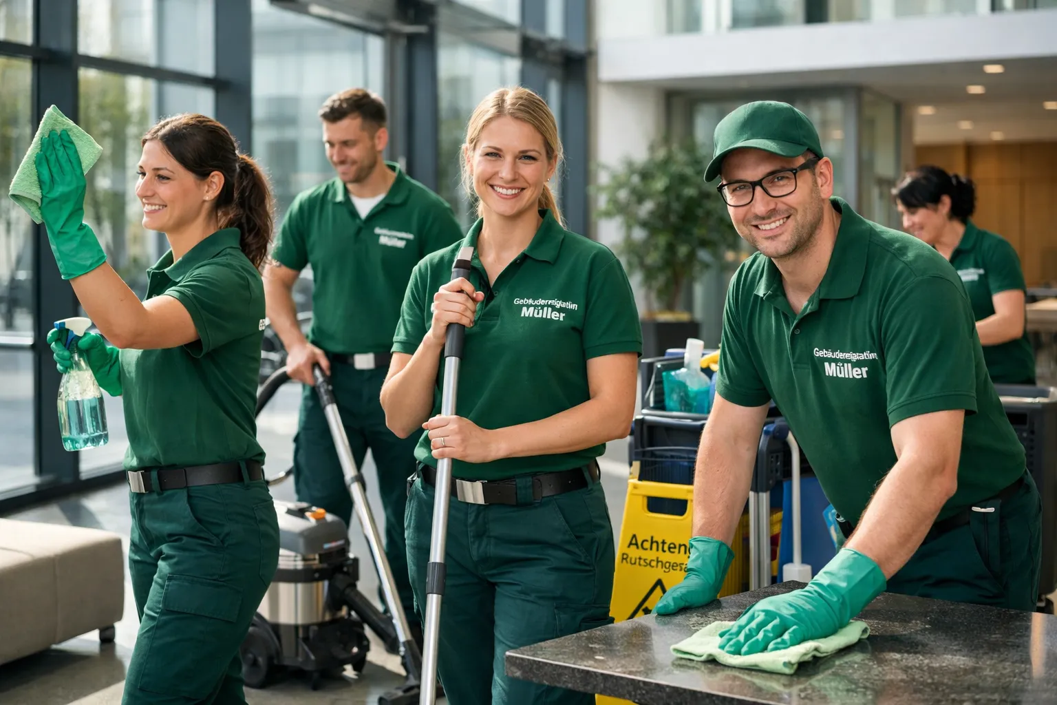 Staffclean Team bei der Arbeit